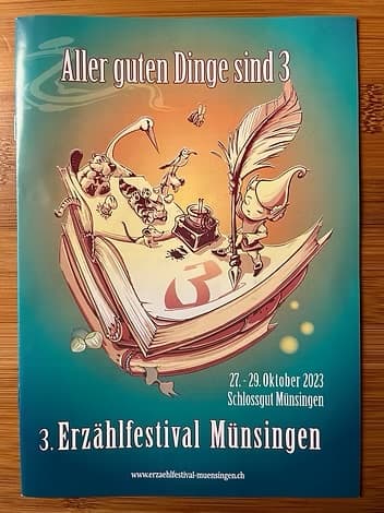 Plakat des 3. Erzählfestivals Münsingen